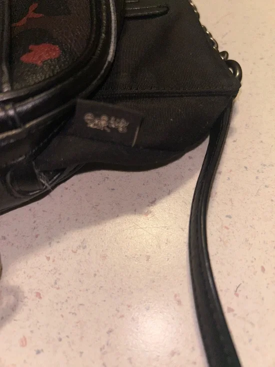 Coach Isla Leopard Print Crossbody in Brown, Black and Red - Picture 14 of 14